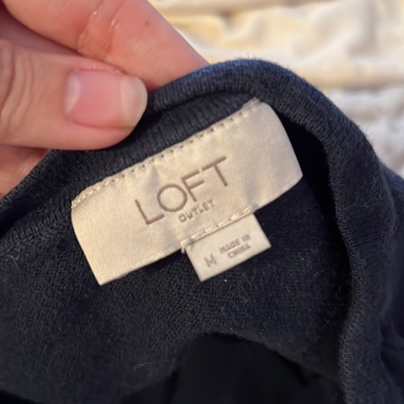 Ann Taylor LOFT Navy Cardigan - Picture 3 of 3